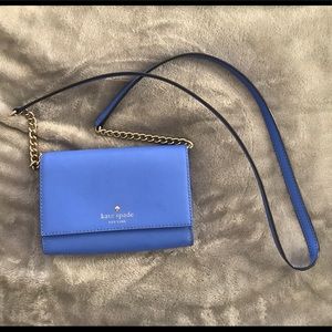 Blue Kate Spade crossbody